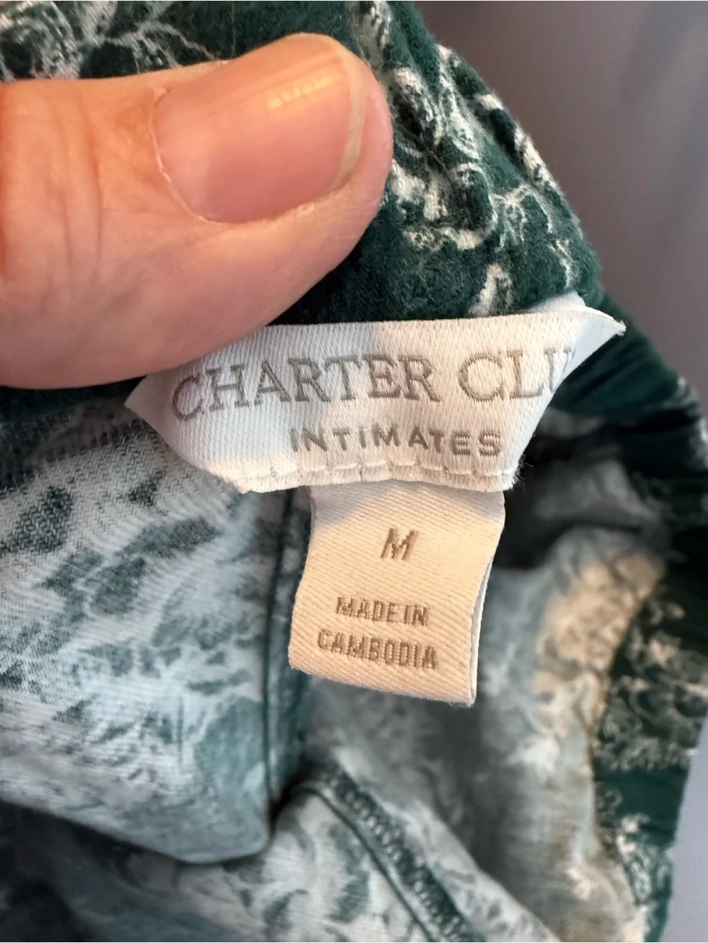 Charter Club Intimates 100% Cotton Flannel 2-Pc Flannel Pajamas Women’s Size M